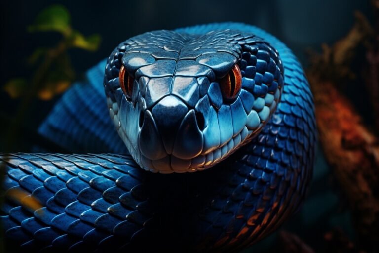 Blue Snake In Dream