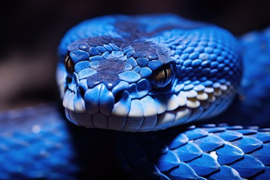 Blue Snake In Dream